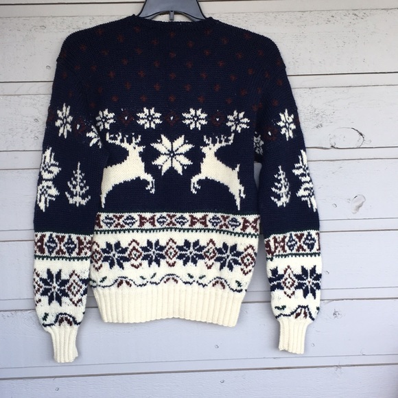 RALPH LAUREN RARE VINTAGE HAND KNIT CLASSIC PULLOVER SWEATER AUTHENTIC/COZY WOOL - Picture 3 of 14